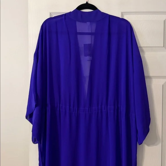 CACIQUE Vibrant Purple  Long Night Robes length 52” bust 50” brand new - Picture 7 of 8